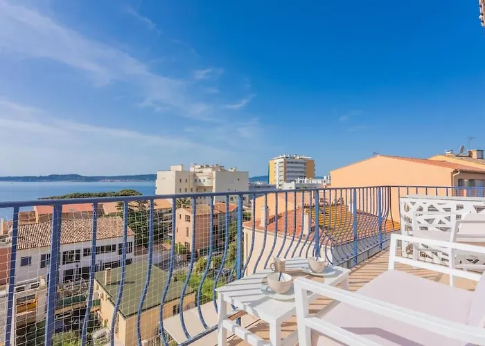 شقة Vue 180 Degres A St Maxime سانت ماكسيم